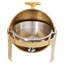 Chauffe-plat rond en acier inoxydable 9,51 pte