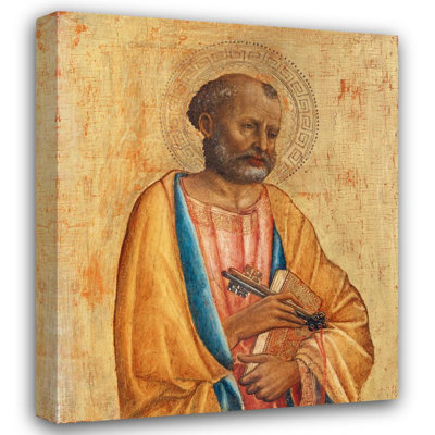 "Saint Peter" par Vincenzo Foppa - Art mural sur toile tendue avec châssis