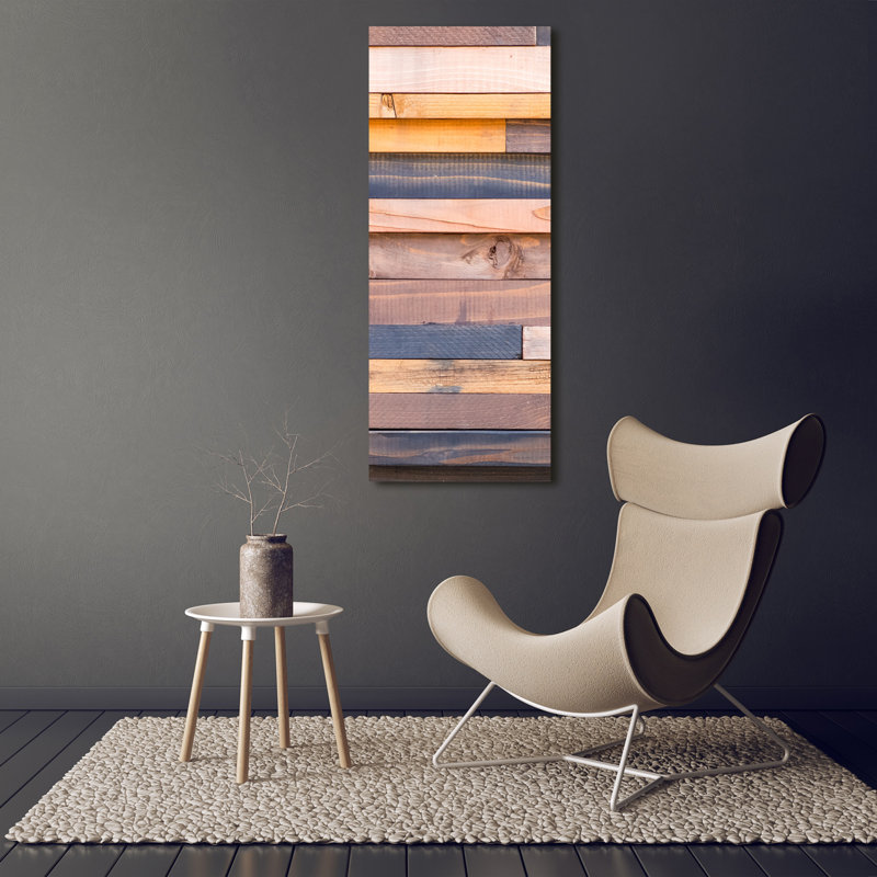 Wooden Wall - Wrapped Canvas Print