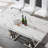 Leeanna Faux Marble Top Metal Base Dining Table-1068390415-1068390412
