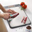 Cutting Board for Kitchen Double Sided 304 Stainless Steel Chopping Board-113674387