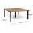 Batson 8 - Person Patio Dining Set with Extendable Square Table