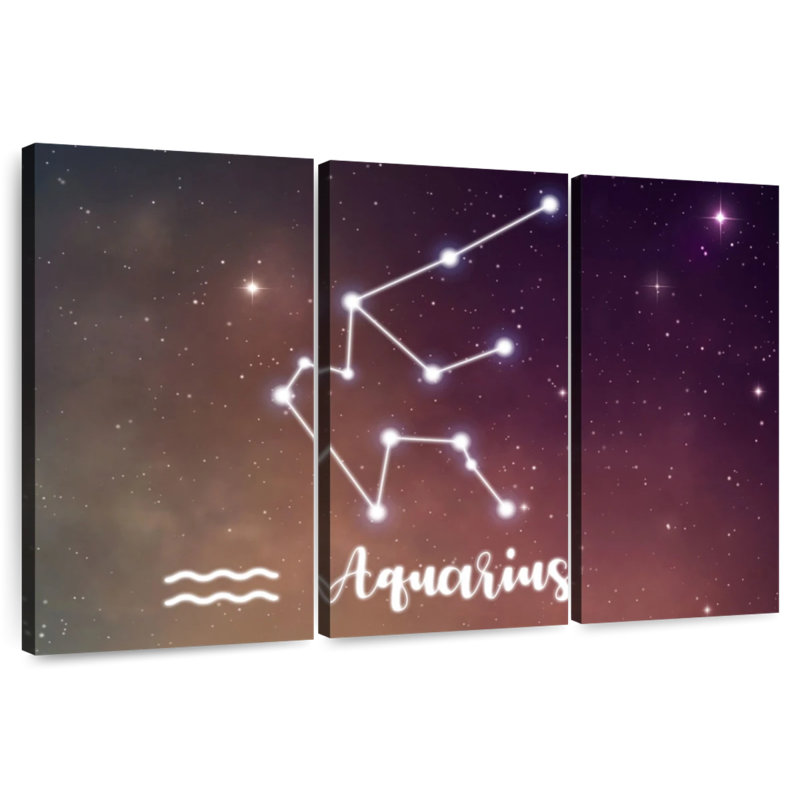 Adella Aquarius Constellation, 42" H x 65" W