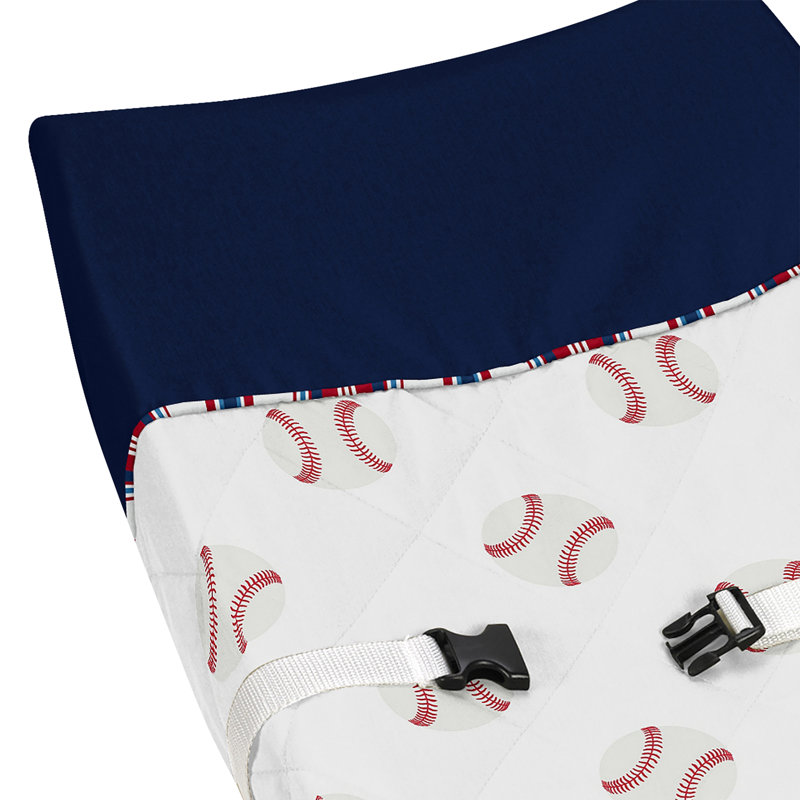 Baseball Patch Changing Pad Cover