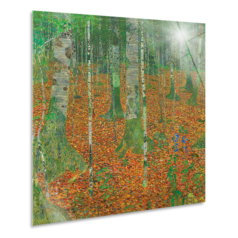 Birch Forest by Gustav Klimt - 1 Piece Painting, 65cm H x 65cm W