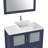 Ravenna 36" Freestanding Single Sink Bathroom Vanity with Engineered Marble Top and Matching Mirror-792022264-712313581