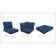 River Brook Outdoor 6'' Replacement Cushion Set Cushion
