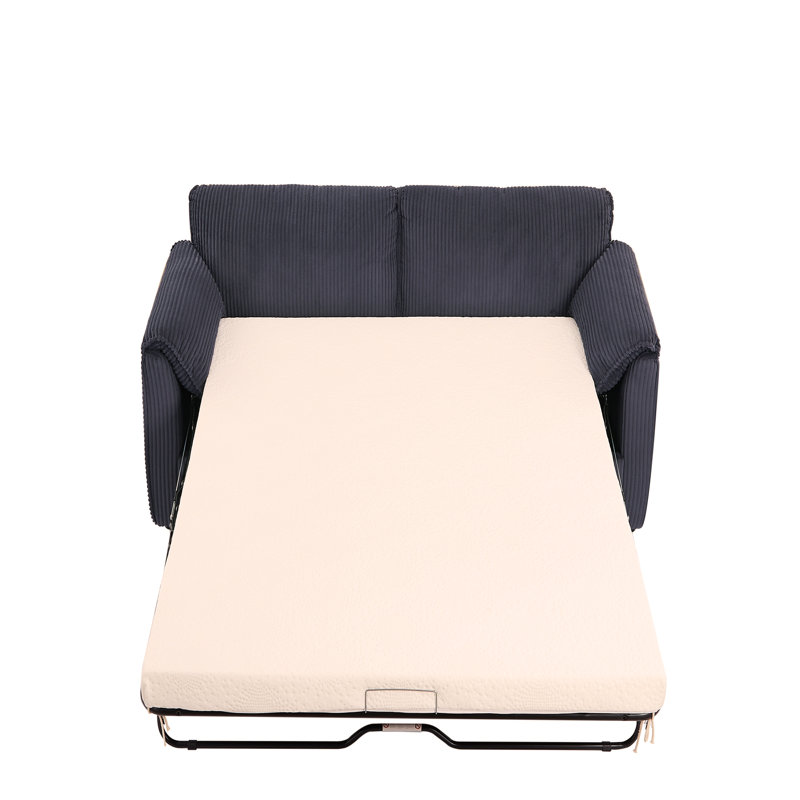 Modern Fabric 3 seater Sofa Couch with Pullout Bed