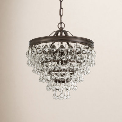 Omalley Dimmable Stainless Steel 3-Light Pendant