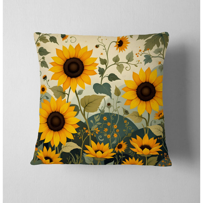 Coussin décoratif, H 20 po x l 20 po, Polyester