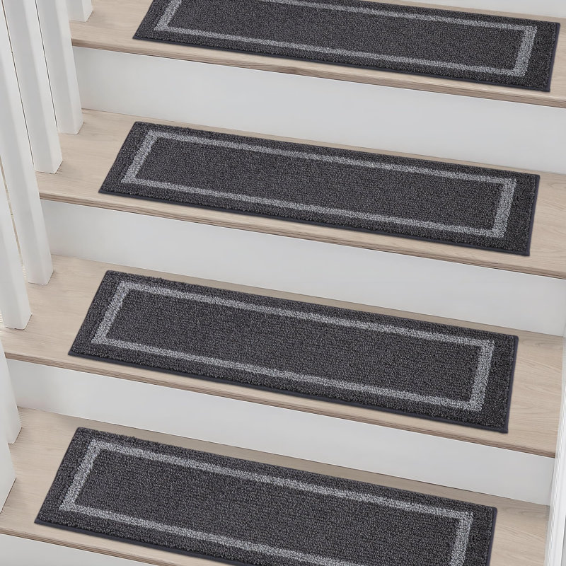 Rickeya Non-Slip Stair Tread, Grey