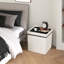 Repose-pieds pliant avec repose-pieds en velours-1761303195