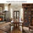 Glass Cabinet Lighted Glass Cabinet Curio Display Cabinet with Adjustable Glass Shelves 2 Doors and 1 drawer Cabinet Bulb Included-1995212186-1995215181