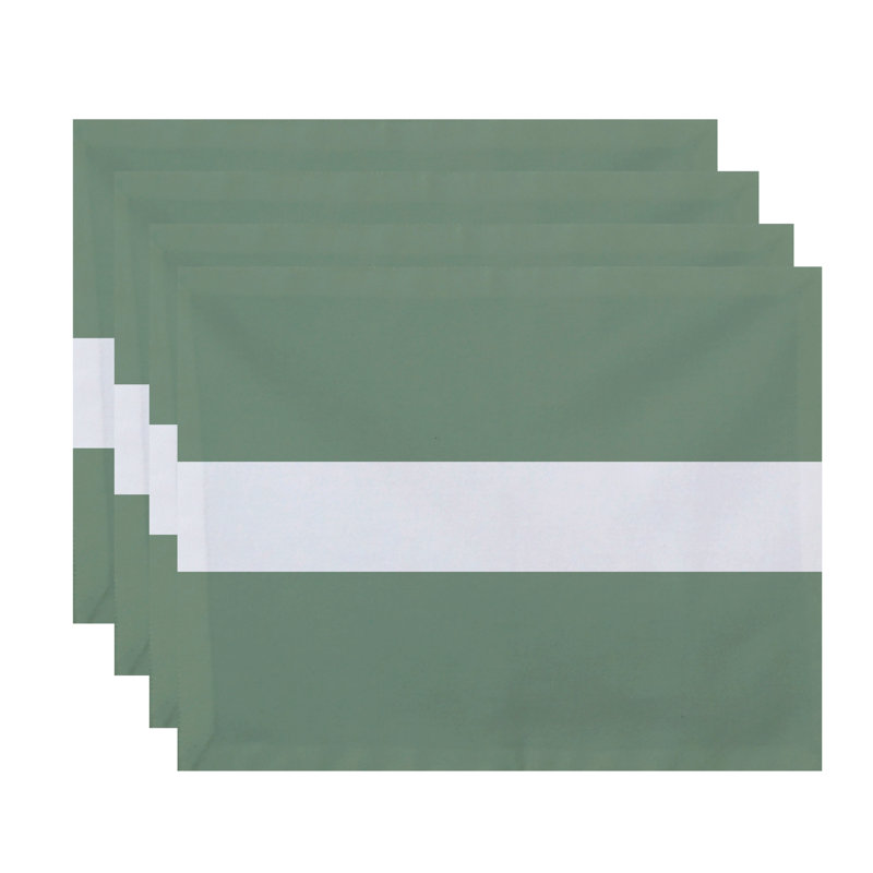 Ensemble de 3 sets de table Fernwood, Vert