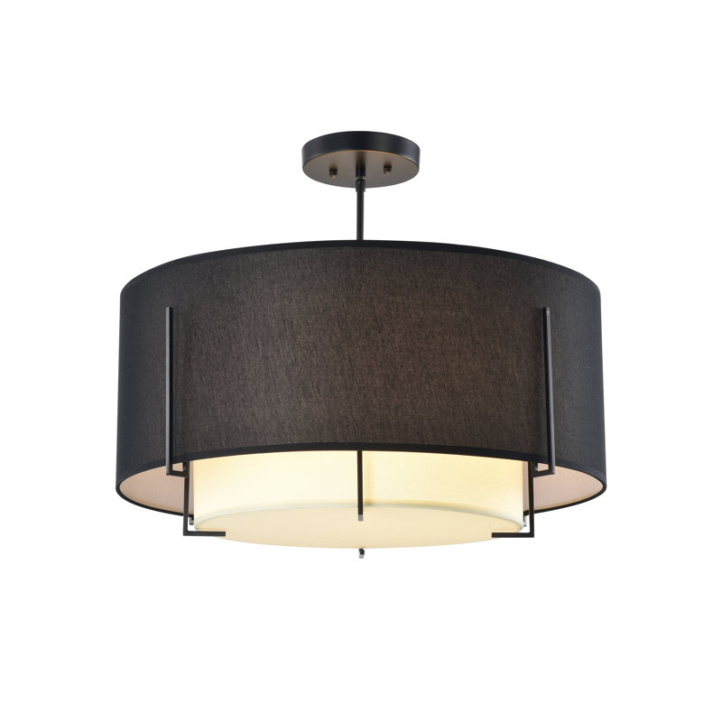 Lustre cylindrique à 5 lumières Harvel