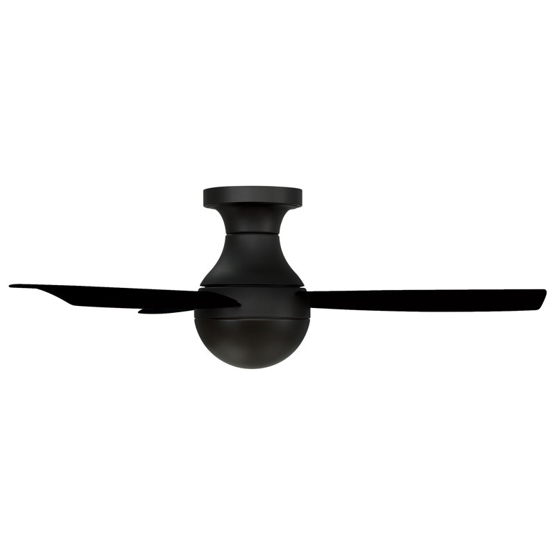 Ventilateur de plafond intelligent d'intérieur / extérieur de 44 po avec télécommande, fonctionne avec l'assistant Google, Amazon Alexa et l'application mobile IOS / Android