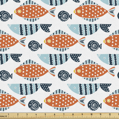 Chiani Marine Cartoon Animal Multi-Purpose Fabric