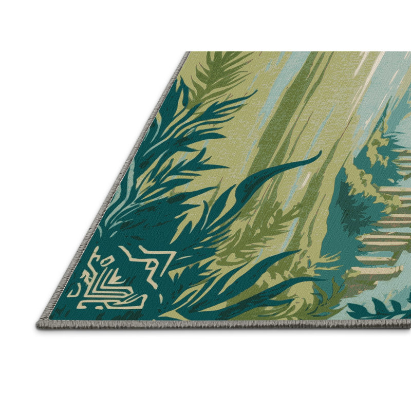 Spirit Flame Rug, Square 8'