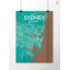 Sydney City Map - No Frame Print-1710985197