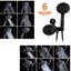 Pomme de douche ABS double