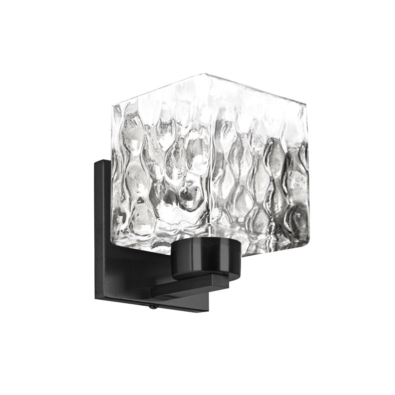 Applique murale Dareon 1 - noir mat, Clair