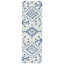 Tapis gris / bleu marine en laine touffeté à la main Vahakn-1688879145