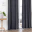 Paire de rideaux semi-transparents avec passe-tringle et passe-tringle-218550413-218249362