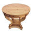 Table basse de petite taille avec pieds incurvés et rangement latéral pour un espace de vie compact, rangement de salle à manger chic en bois naturel, placage