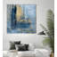 «Golden Blues I», reproduction d'art sur toile géante 84 po x 84 po-59884939