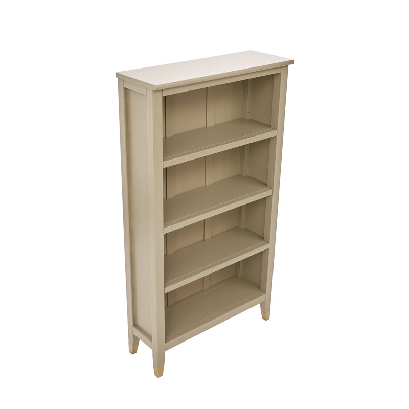 Ludwicka 127cm H x 69cm W Standard Bookcase, Clay