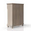 Commode 5 tiroirs avec finition gris antique, conception transitionnelle pour une solution de rangement élégante et fonctionnelle-747310201