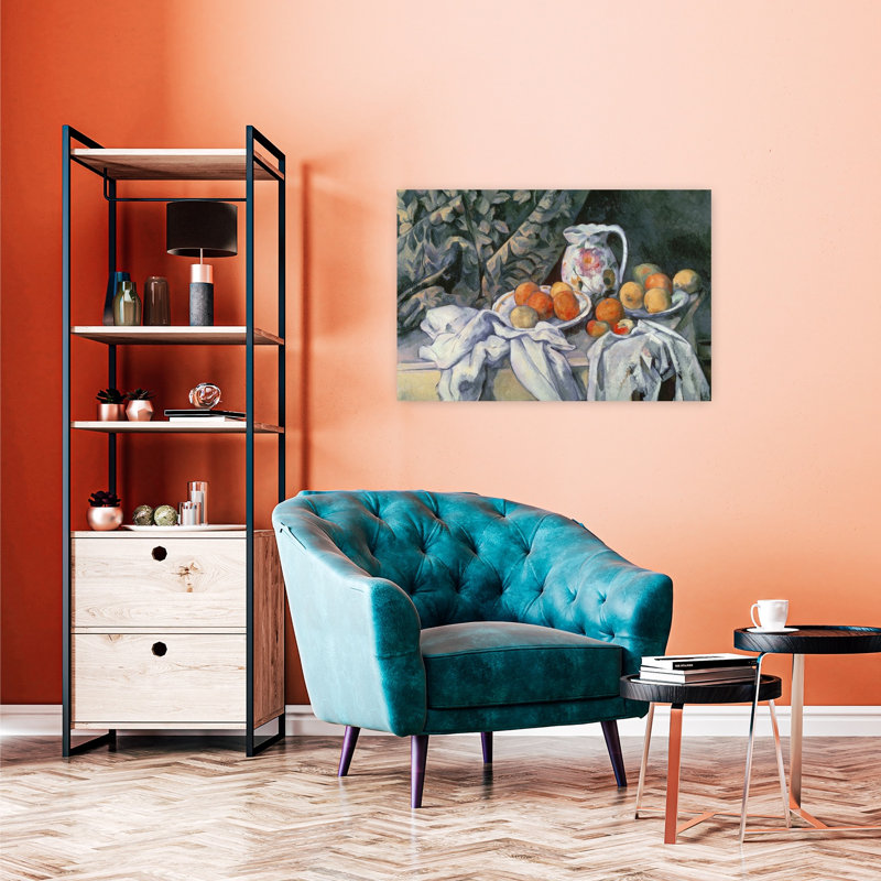 Nature morte aux draperies, vers 1899, estampe d'art mural abstrait contemporain, H 24 po x l 36 po