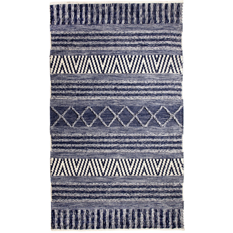 Edwa Wool Ikat Indoor Rug