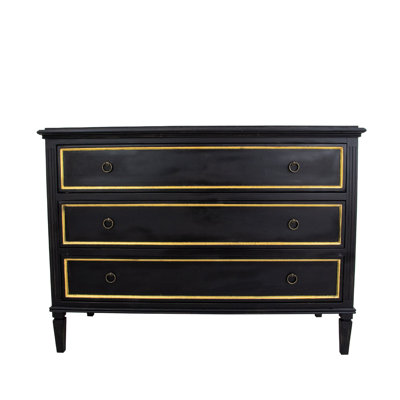 Lauren 3 - Drawer Solid Wood Dresser