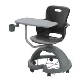 Ethos Storage Base, Active Learning Chair With Tablet Arm And Cupholder, Hard Wheel Casters