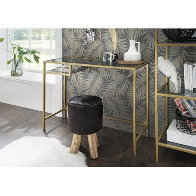 Callendale 100cm Glass Top Console Table