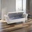 Banc de rangement en tissu 63,3 pouces