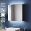 Atalay Mirrored Bathroom Cabinets with Mirror and 2 Adjustable Shelves