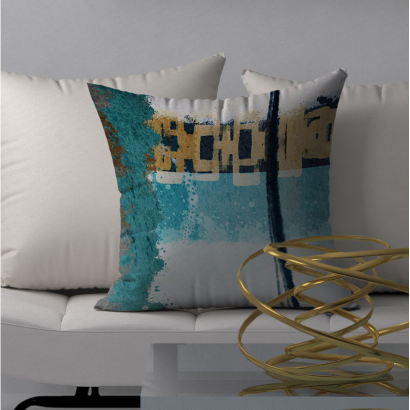 Housse de coussin carrée/insert, 18 po x 18 po