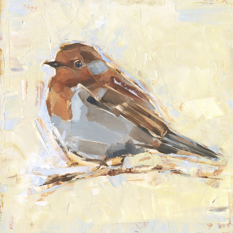 Bird Variety I by Ethan Harper - Wrapped Canvas Painting, 30cm H x 30cm W x 3.8cm D