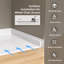 38'' W X 38'' D Acrylic Alcove Square Shower Pan Single Threshold ADA Shower Base Centre Drain White Shower Tray with Non-slip Design