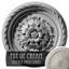 Médaillon de plafond Endakeat Wakefield, 11 3/4 po de diamètre x 1 1/4 po (convient aux auvents jusqu'à 3 5/8 po), finition platine peinte à la main-27780901
