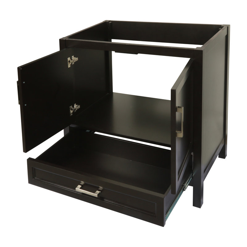Base de meuble-lavabo simple 36 po seulement, Espresso