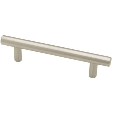 (5 Pack) 3-3/4 inch Bauhaus Bar Pull Solid Stainless Steel