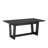 Cipolla 72" Wood Finish Rectangular Dining Set - 7-Piece, Dining Table, Beige Fabric Arm Chairs And Side Chairs-106895646