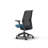 HON Cipher Mesh Ergonomic Office Chair, Charcoal Frame, Peacock-123244281-123244273