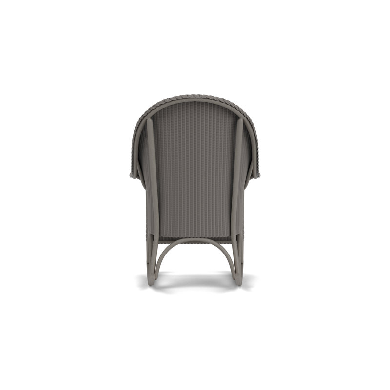 Loom Outdoor Rocker Chair, Canvas Black Sunbrella® Canvas, Pewter