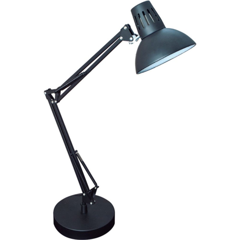 Eva Adjustable Metal Desk Lamp, Black