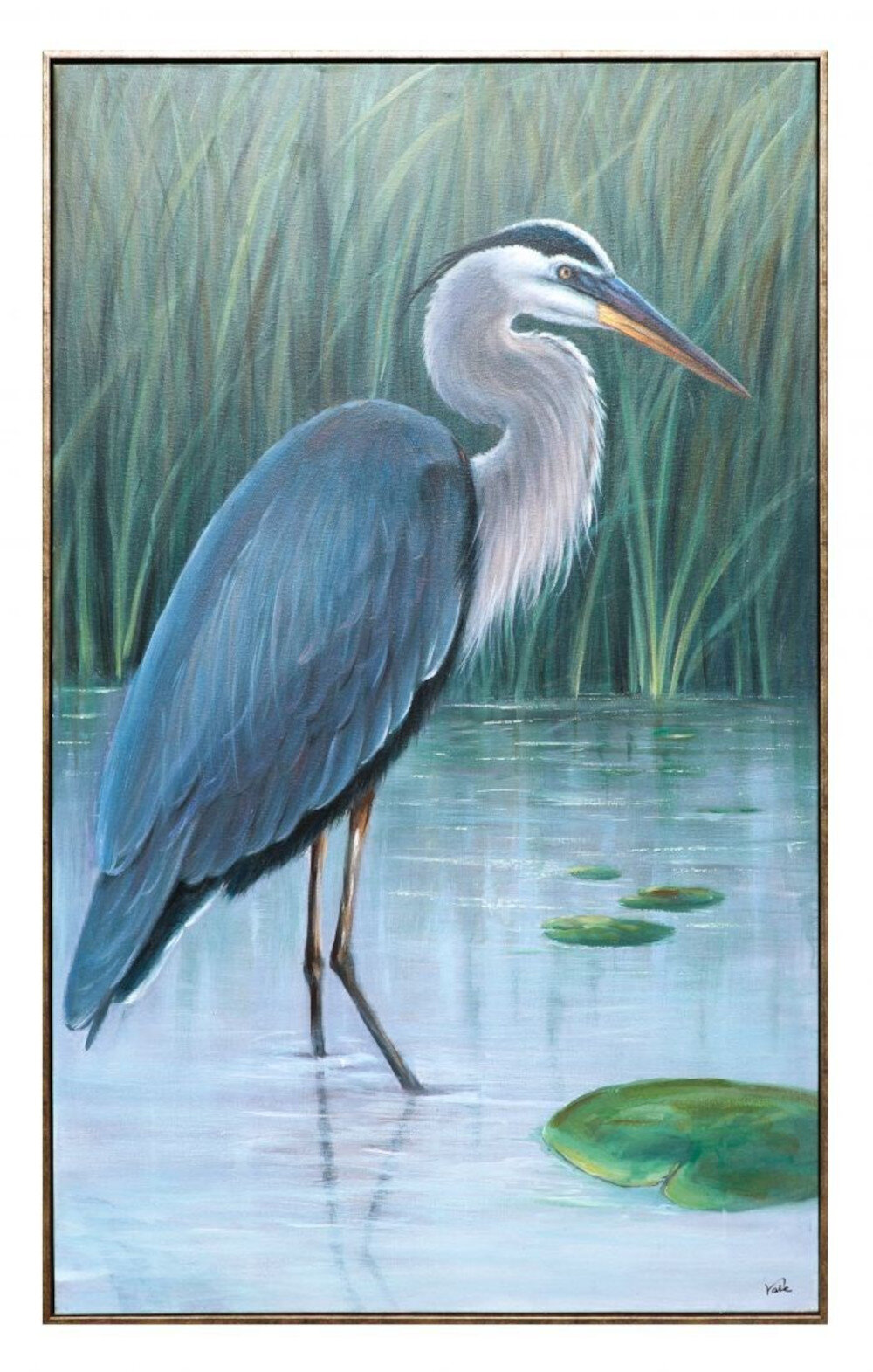  DIY Paint by Numbers for Adults Canvas Blue Heron Bird
