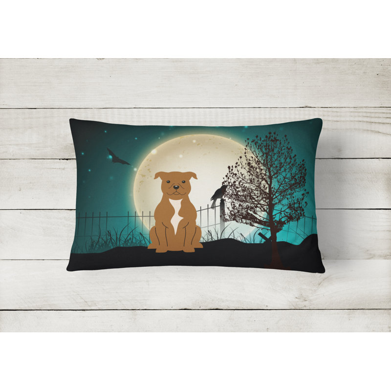 Coussin lombaire intérieur / extérieur Halloween, Brun